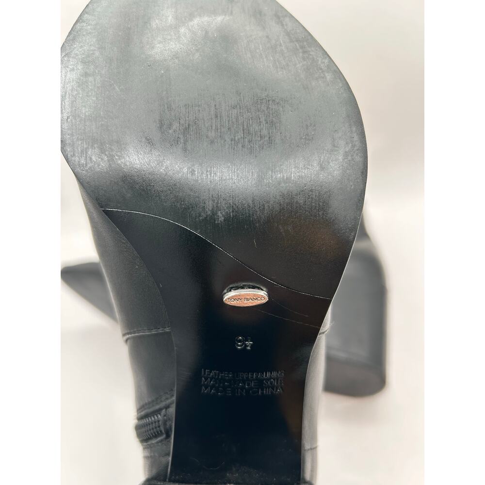 Tony Bianco Brazon Leather Heeled Bootie in Black Luxe Size 8.5 REVOLVE - Picture 9 of 10